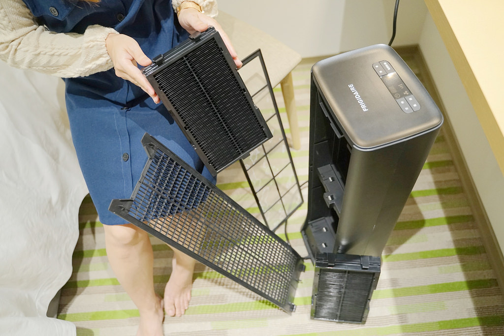 【免耗材空氣清淨機推薦】雙重過濾系統可水洗 靜電集塵可過濾PM2.5 美國Frigidaire富及第 靜電集塵節能空氣清淨機 FAP-8282HE