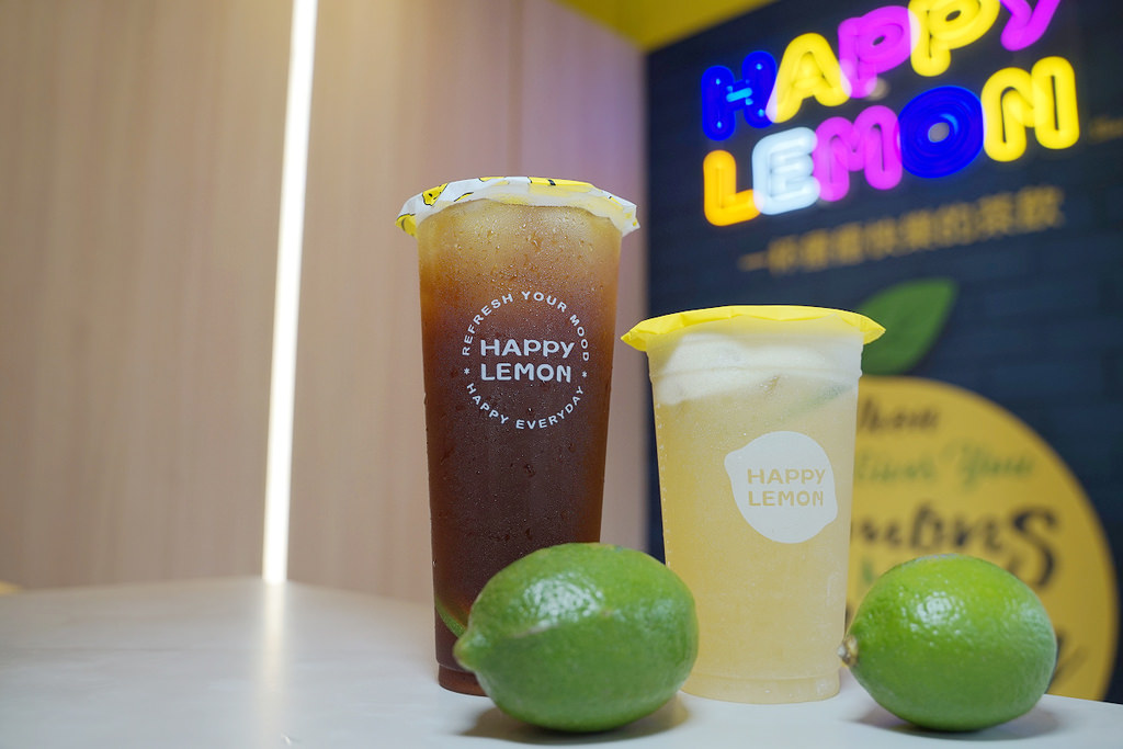 【台北公館手搖飲料推薦】全球首發新店 美味檸檬茶飲 快樂檸檬公館旗艦店 Happylemon