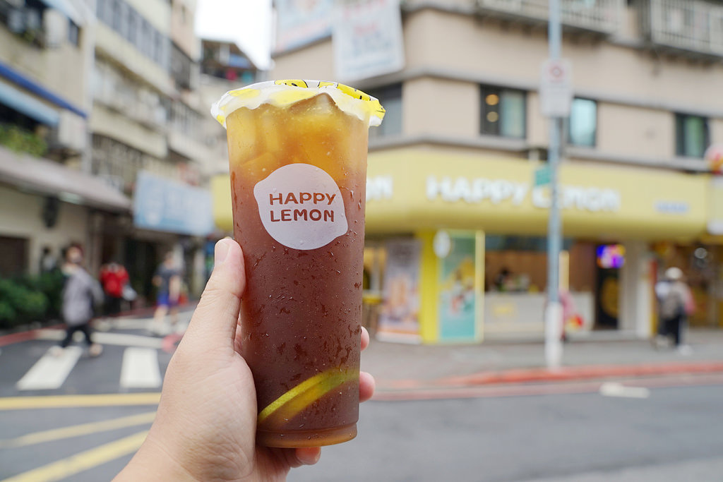 【台北公館手搖飲料推薦】全球首發新店 美味檸檬茶飲 快樂檸檬公館旗艦店 Happylemon