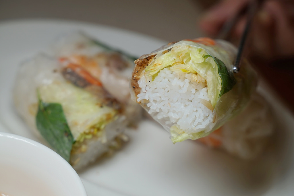 【新竹越南料理推薦】新竹工研院美食好選擇 美味生菜春捲/法國麵包香茅雞肉 明昌越式餐館