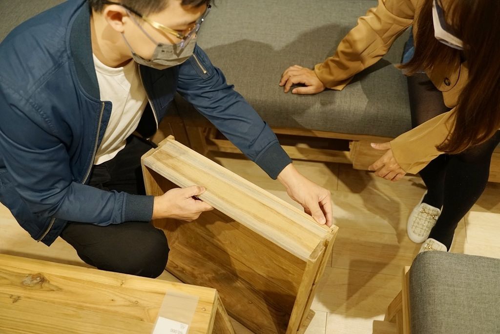 【林口原木家具推薦】100%印尼純柚木製作 榫接結構製作無甲苯甲醛 AH木造傢俬