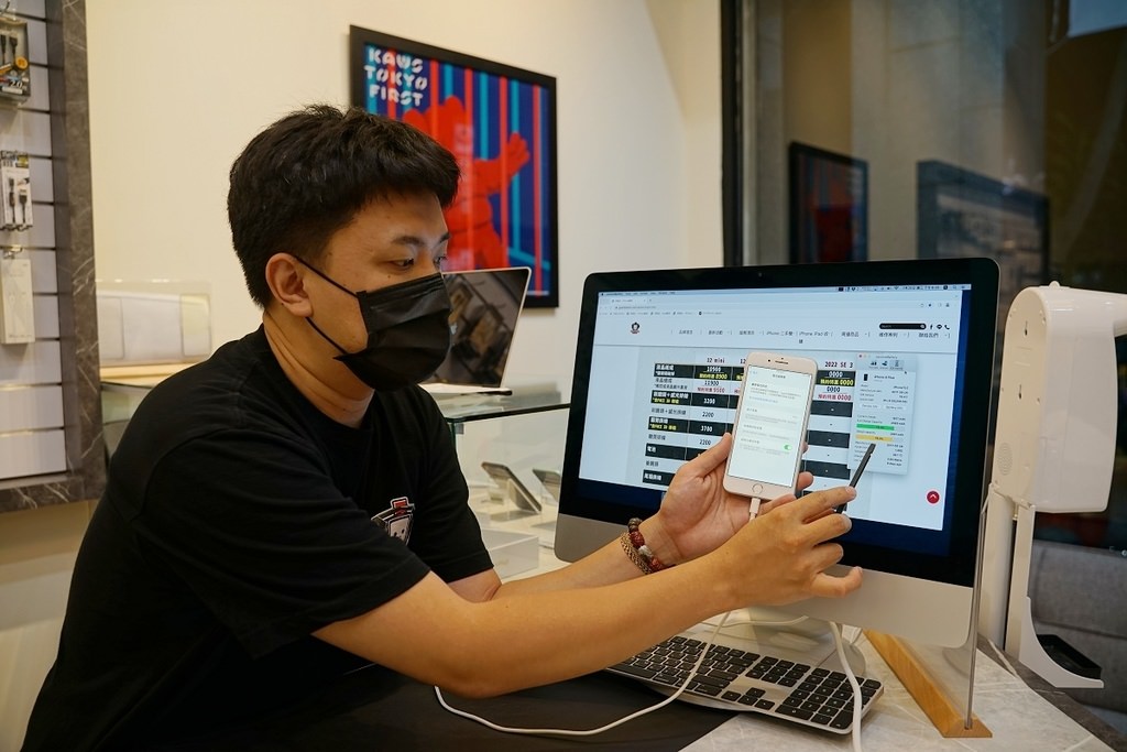 【台中南屯手機維修推薦】 iPhone換電池終身保固 面對面維修快速方便 台中保衛站