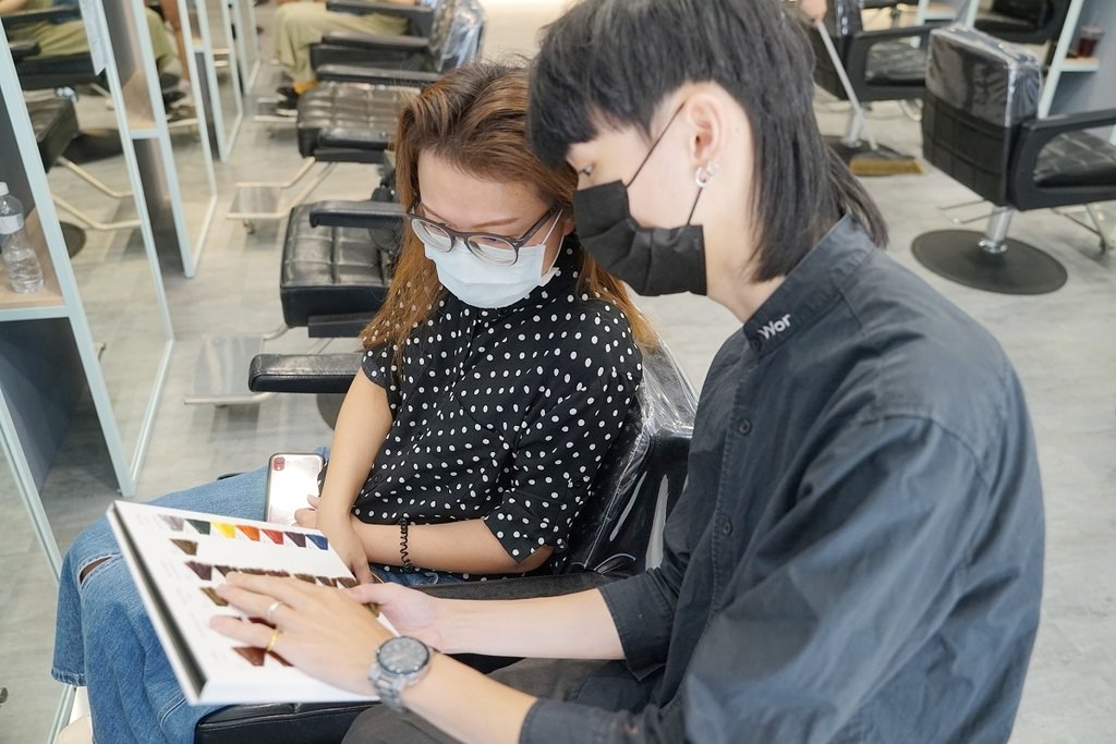 【新北泰山染髮推薦】女生染髮不分長短1500元 頭皮護髮全品項買1送1 泰山髮廊推薦Wor hair髮廊
