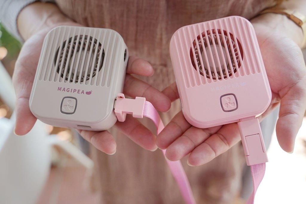 【隨身風扇/行動電源推薦】全球首創多合一掛脖式充電扇 掛脖繩變身充電線 美極品好充扇