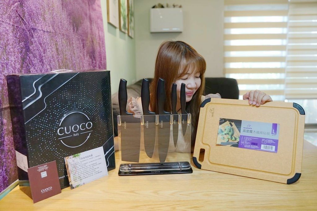 【刀具組推薦】420不鏽鋼打造 墨晶鋼刀氧化技術 【義大利CUOCO】粉末鋼5刀6件組