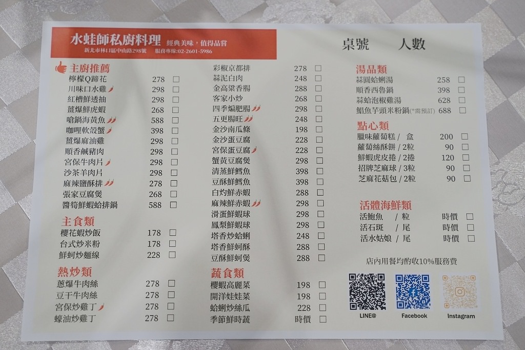 【新北林口桌菜料理推薦】林口聚餐好選擇 國家金牌御廚的好味道 水蛙師私廚料理