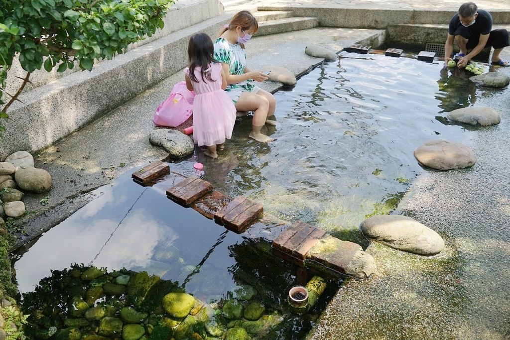 【桃園八德免費戲水景點推薦】百年老樹浣衣池 涔涔不絕清涼池水 大火房泉水浣衣池