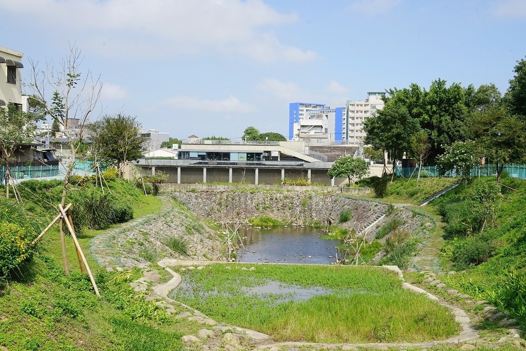 【桃園中壢免費景點推薦】環湖步道/景觀平台 裝置藝術「一葉方舟」中原生態埤塘公園