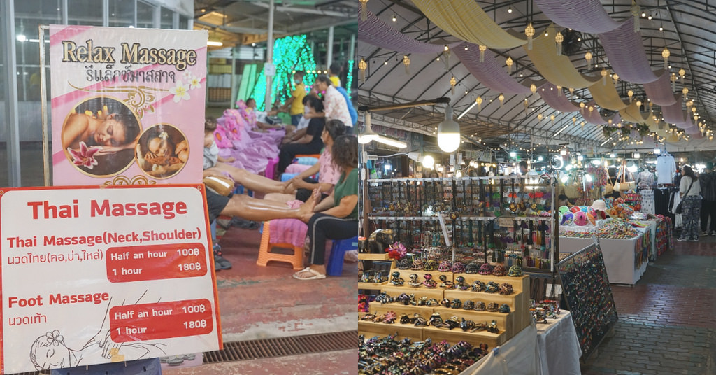 【泰國清邁夜市推薦】每天營業泰國紀念品集散地 泰式按摩銅板價 清邁阿努善夜市 Anusarrn Market
