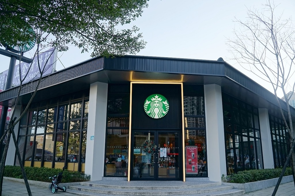 【林口星巴克推薦】林口第一間星巴克獨立門市 日式風格建築 STARBUCKS 星巴克林口中山門市