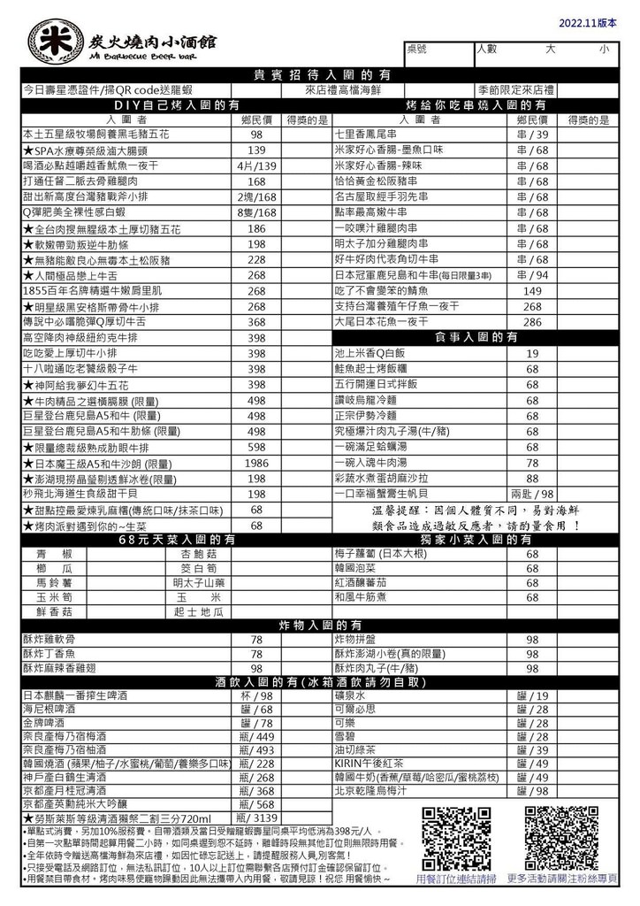 【新店小碧潭美食推薦】新開幕老屋網美餐廳好選擇 精緻碳火燒肉宵夜首選 米炭火燒肉小酒館新店小碧潭店