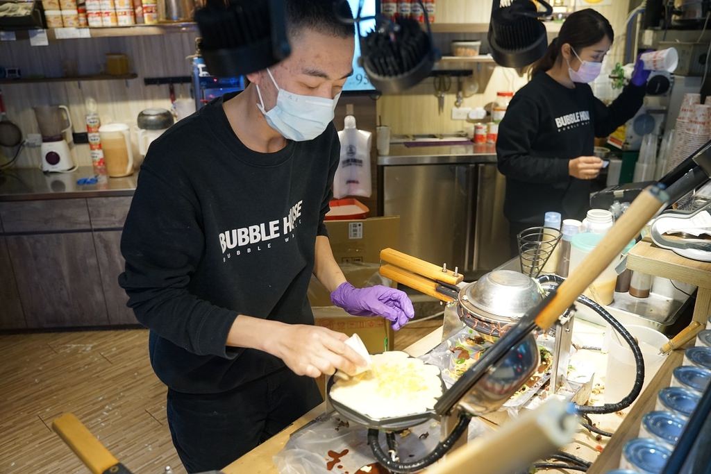 【宜蘭礁溪甜點推薦】天然原料台灣在地特色食材 Dyson冷風塑型更酥脆 波波食堂Bubble House雞蛋仔專賣店礁溪店
