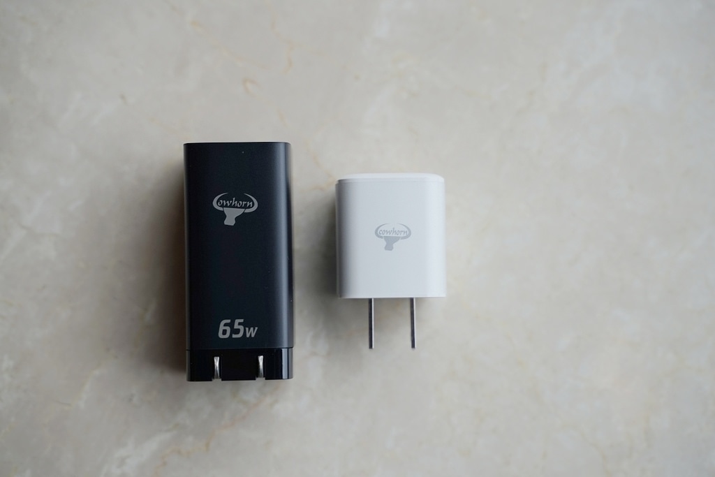 【GaN氮化鎵快充充電頭推薦】多台手機/平板/筆電同時充電 超小體積超大功率【Cowhorn GaN 迷你氮化鎵快充充電頭】