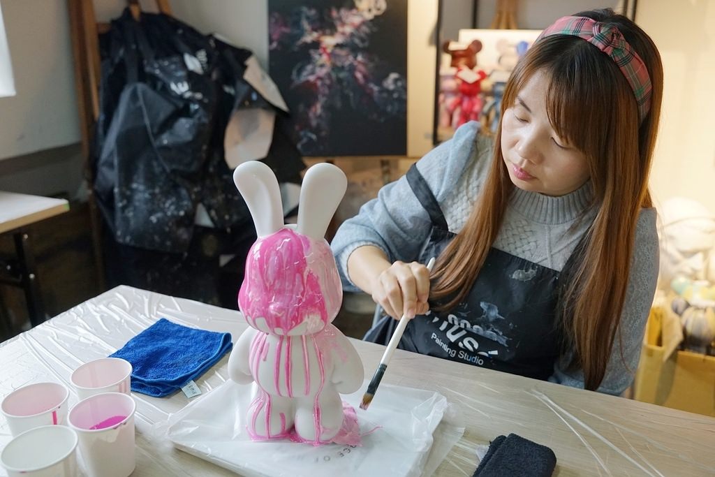 【台北流體熊手作課程推薦】超好玩流體暴力熊不踩雷 抖音超人氣流體熊價格大公開【Musée painting studio】