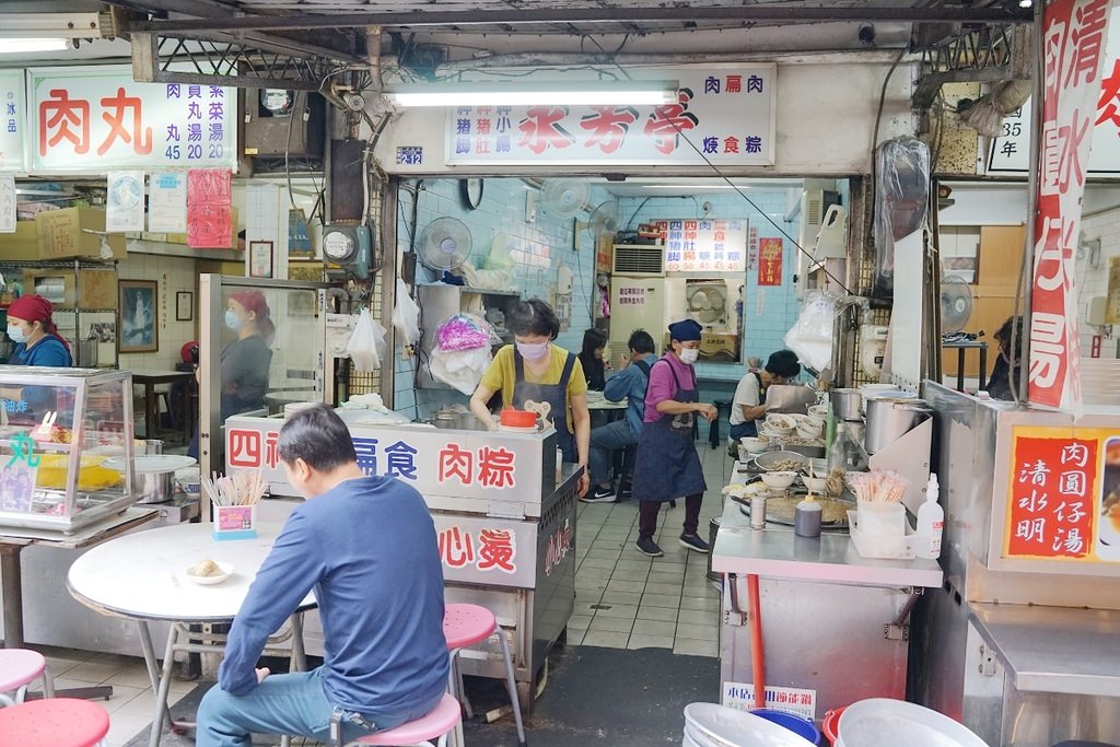 【台中豐原廟東夜市小吃推薦】80年在地老店 傳統中部蒸肉粽 永芳亭扁食肉粽