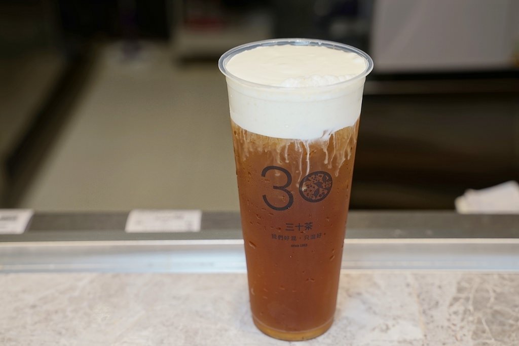 【林口手搖飲料店推薦】網美級混珠口感超Q彈 現點現萃單醇茶味道濃郁 thirtea三十茶林口長庚店