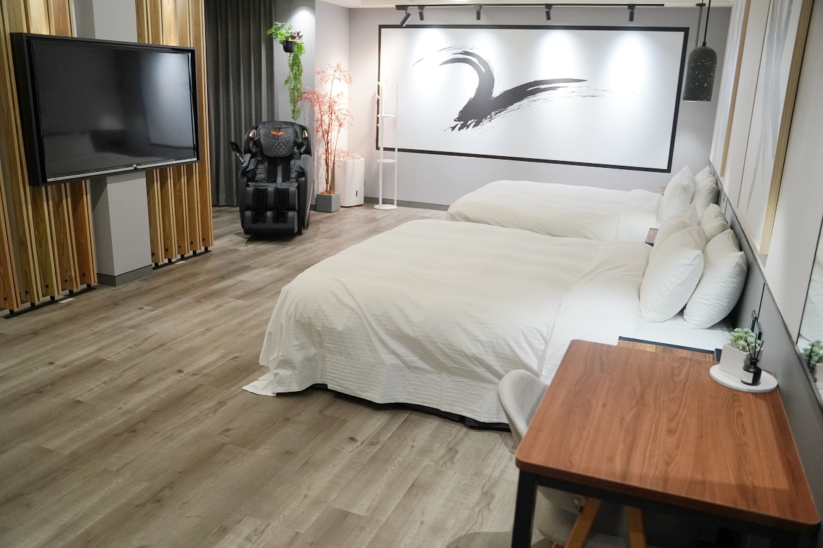 【IF Motel商務汽旅】桃園藝文特區汽車旅館 全新房型頂級按摩椅 超豐富自助早餐吃到飽 - 第11張圖