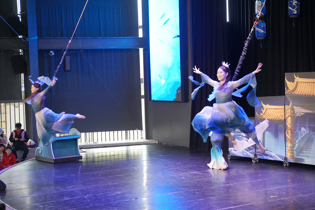 【齊天大聖嬉遊記】2026宜蘭傳藝園區駐園大戲 跳鼓陣x傳統戲曲x高空特技 入住煙波花時間免費看