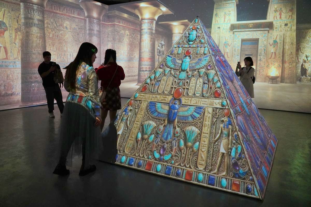 【世界古文明沉浸體驗展】復刻四大古文明沉浸式旅程 金字塔立體投影埃及迷必訪 跨越三千年帝國與神話